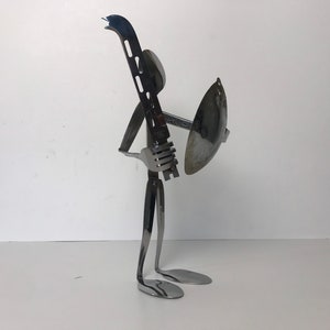 samurai Soldier silverware sculpture