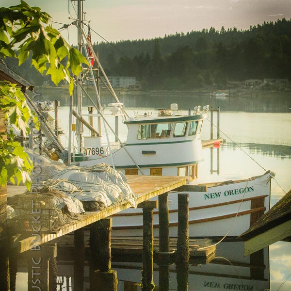 Gig Harbor Fishing Fleet | Unframed Photography | 8x10 | 11x14 | 16x20 | Home Decor | Blank Photo Greeting Cards | photography prints