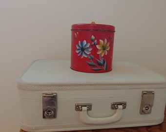 Handpainted Floral Tin