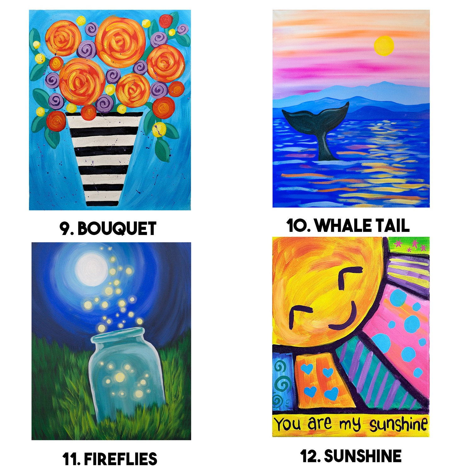 Virtual paint Night Host Your Own Party Etsy