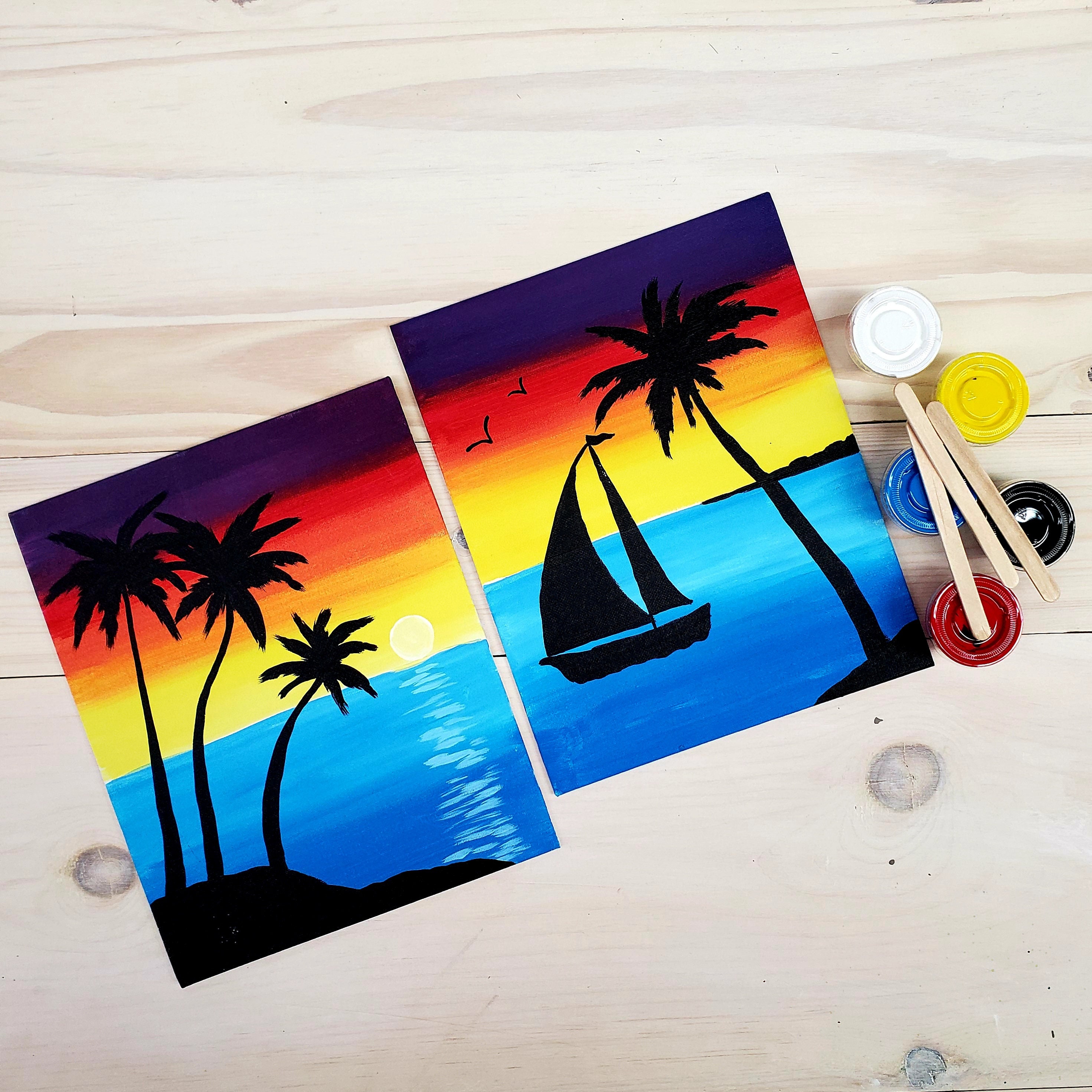 Create and Unwind with Sip and Paint at Home Kits
