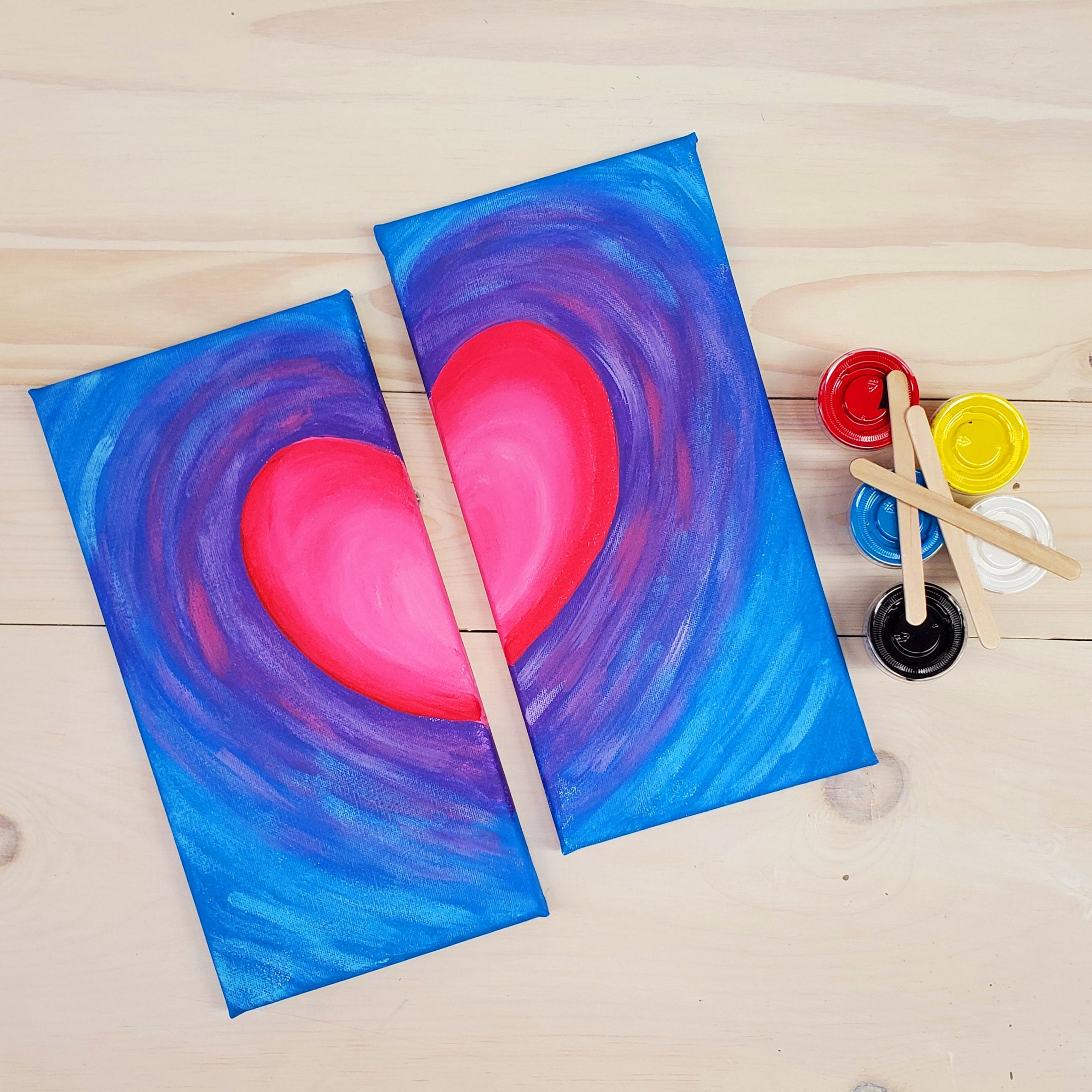 Moon Lace DIY Paint Kit Sip and Paint, Date Night, Wine and Paint Video  Tutorial Included 