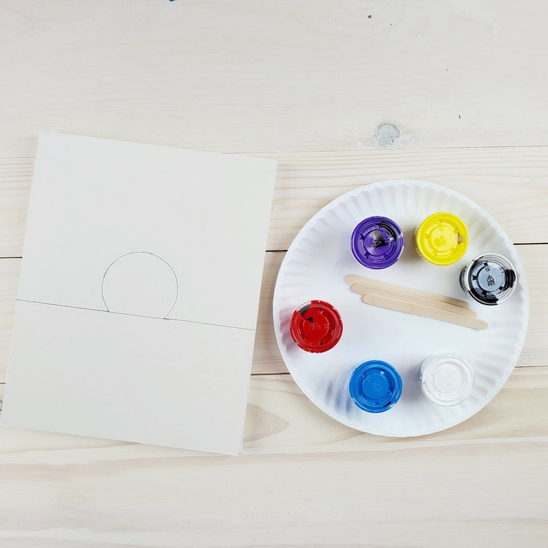 Moon Lace DIY Paint Kit Sip and Paint Date Night Wine and Etsy