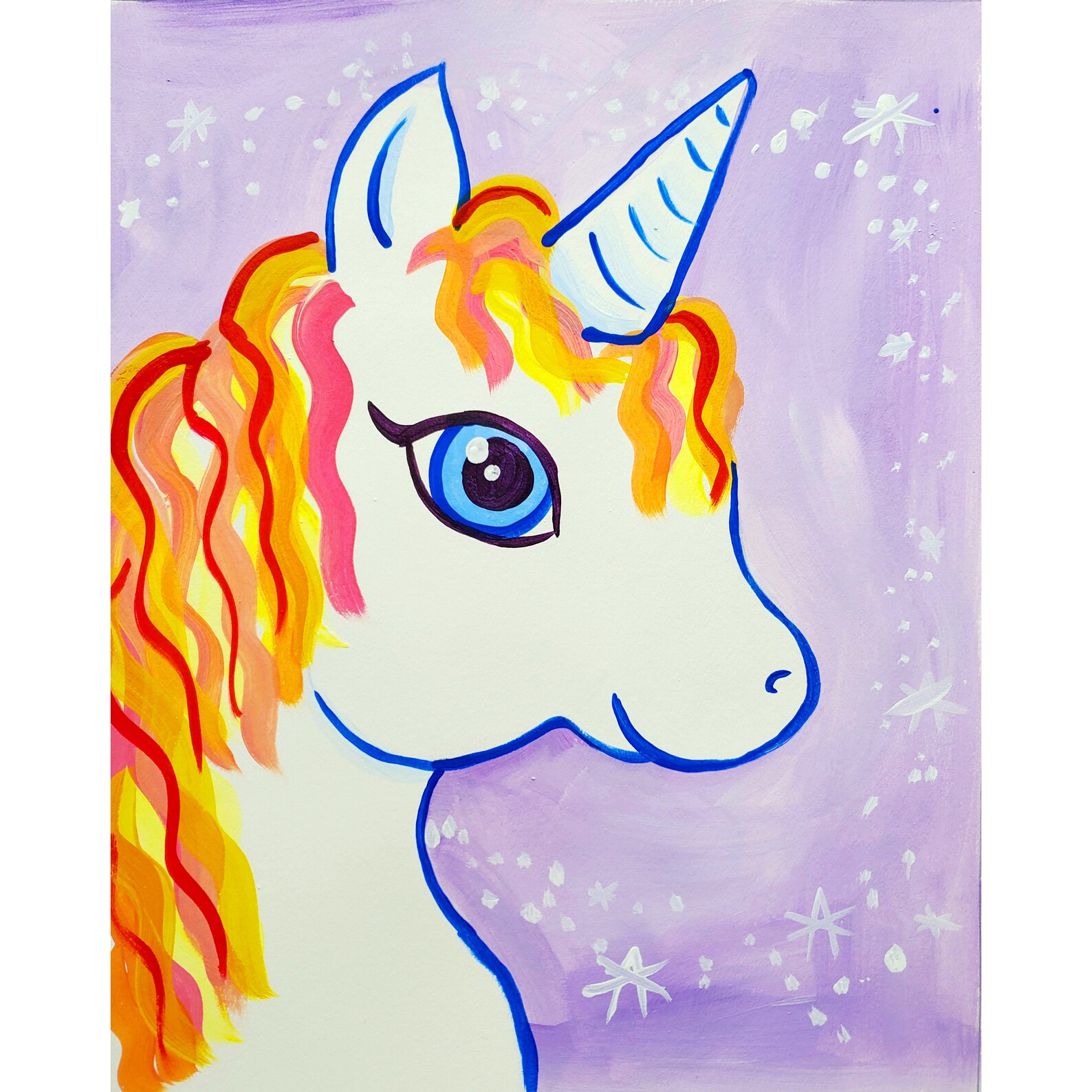 Unicorn DIY Paint Kit Kid's Art Project Things for Kids Etsy