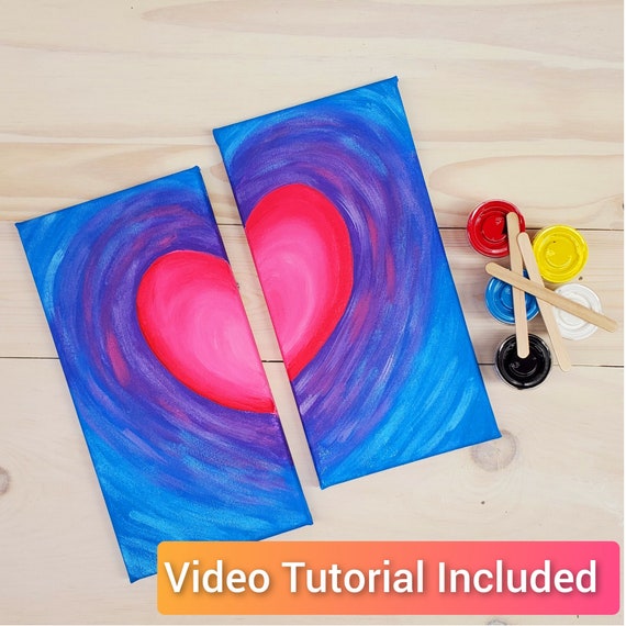 Moon Lace DIY Paint Kit Sip and Paint, Date Night, Wine and Paint Video  Tutorial Included 