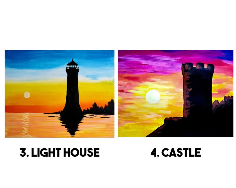 Virtual Paint Night Host Your Own Party Etsy