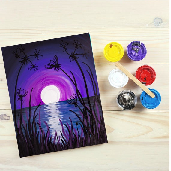 Summer Vibes Canvas Paint Art Kit – Art by Jess