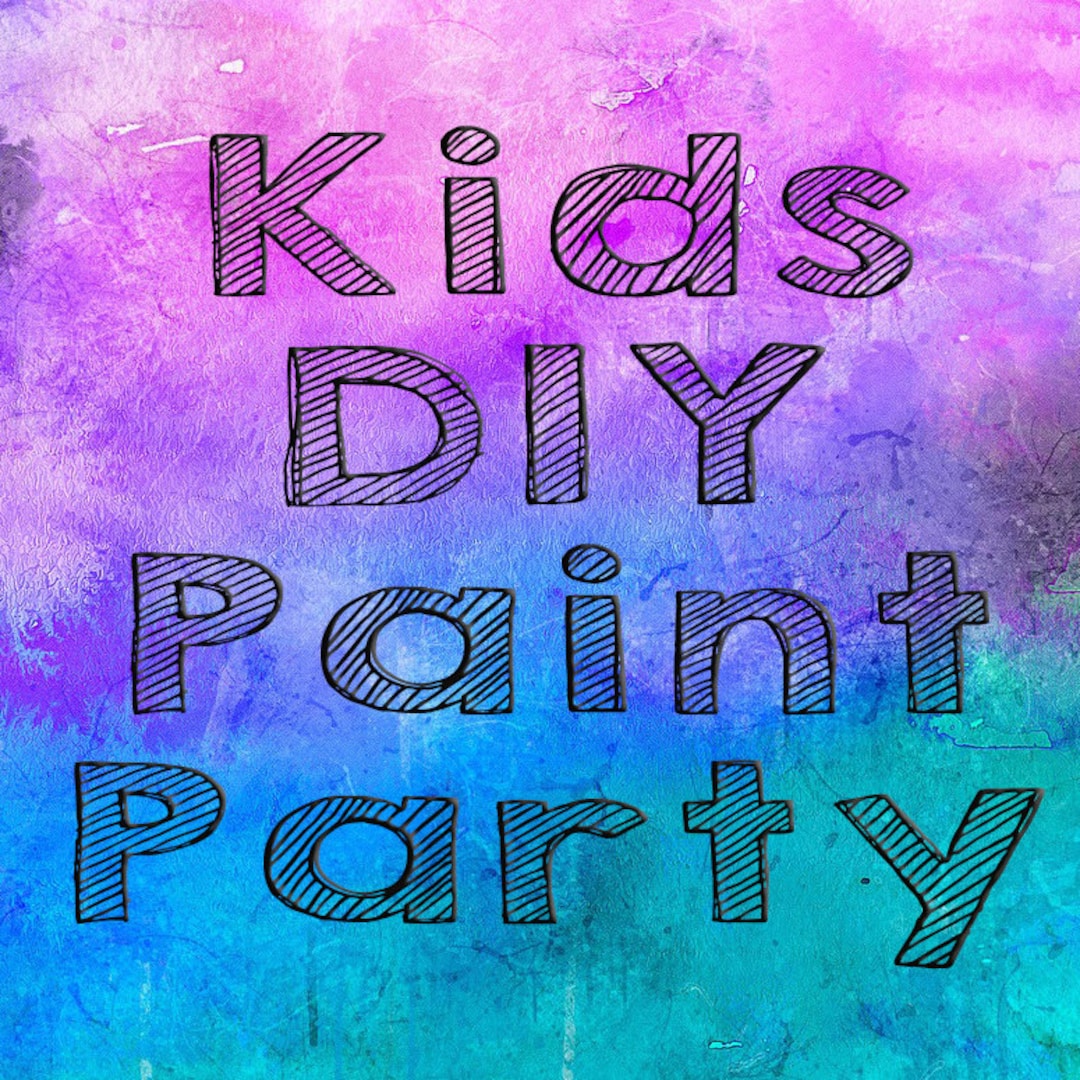 Kids Virtual paint Night Host Your Own Party Everything Included