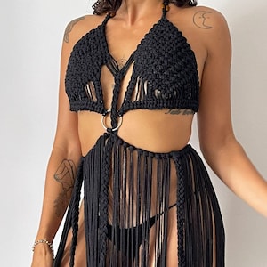 ATHENA Festival Macrame Dress, Greek Goddess Dress