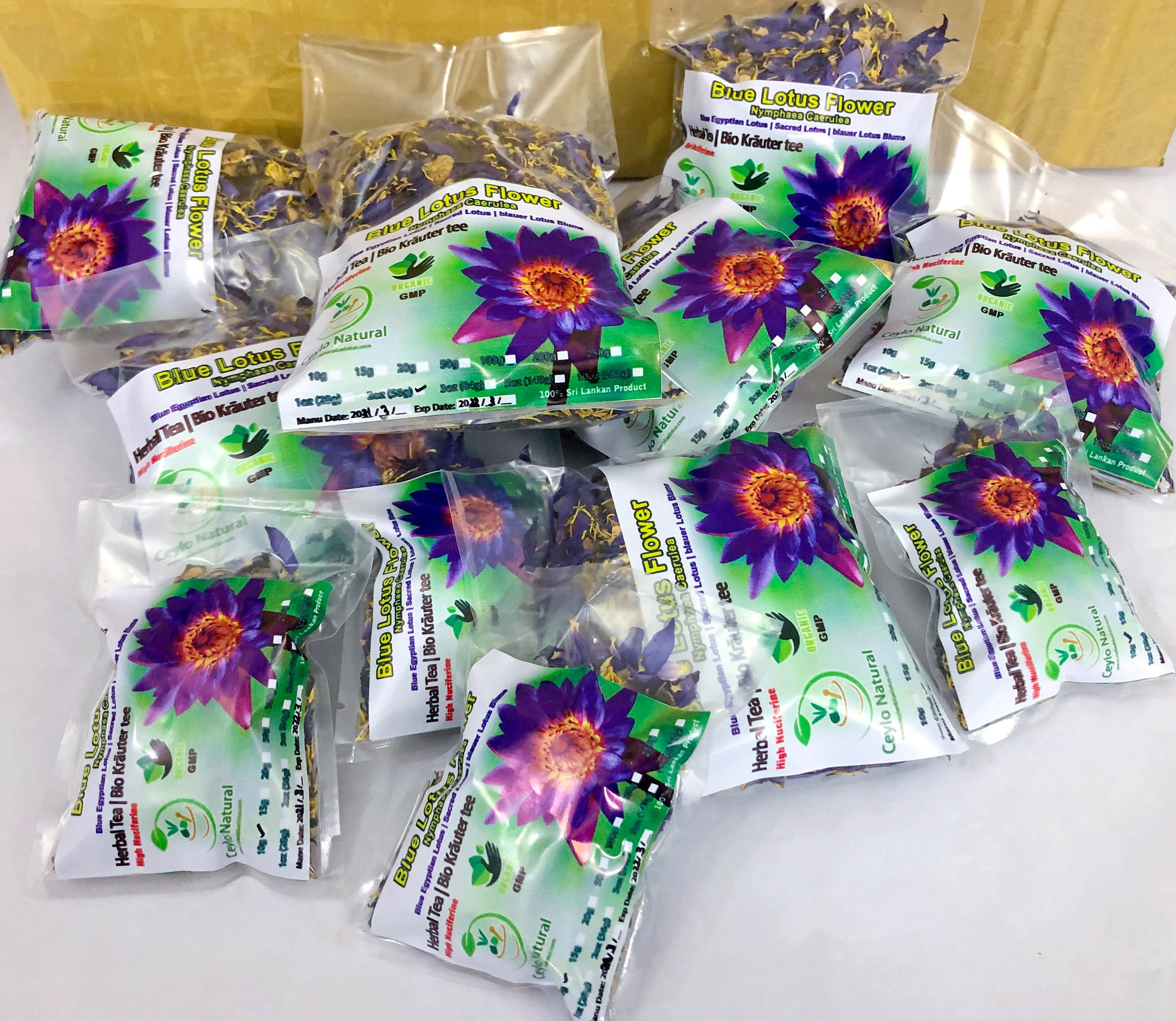 Dried Blue Lotus Flowers Nymphaea Caerulea Quality Herbal Etsy UK