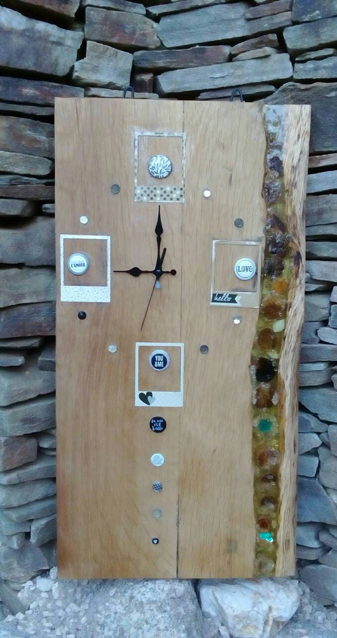 Horloge Murale Bois Design