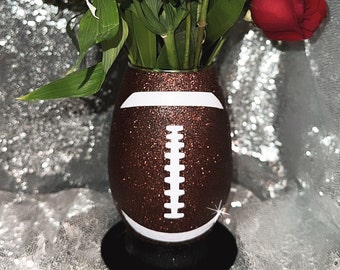 Football Vase/Centerpiece 7in