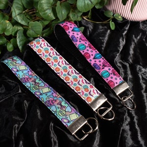 Pastel spooky keychains / Wrist key chain / witchy / pumpkin / bats / goth / altfashion / pick your style