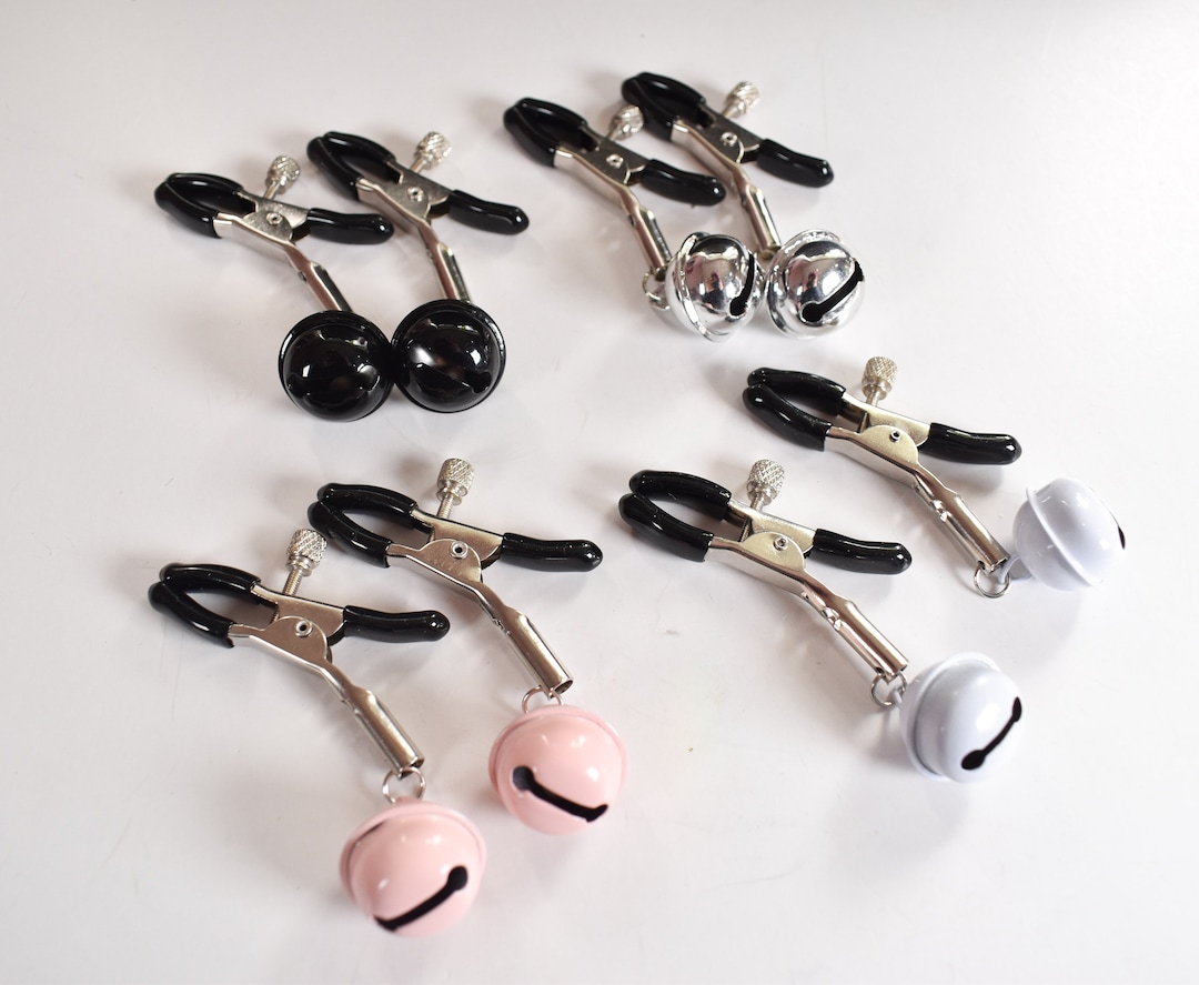cute-bells-nipple-clamp-kinky-bdsm-kitten-play-pet-play-cute