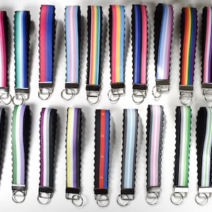 Pride Keychain / Wrist key chain / lgbtqia+ / pick your style