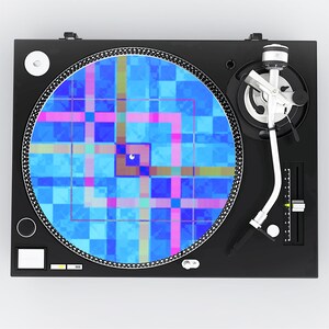 Slipmat for Record Player, Gift for Record Lover, Vinyl Lover Gift, Audiophile, Gift for Dad, Gift for Mom, Brian Parker Eye Gaze Art