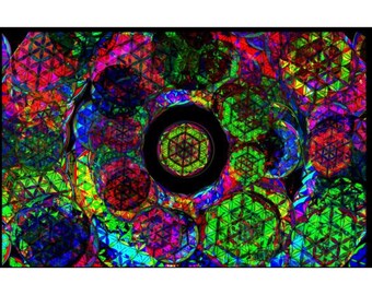 Stained Glass, Brian Parker Eye Gaze Art, ALS, Colorful Home Decor, Inspiring Wall Art