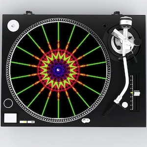 Cool DJ Slipmat, Unique Slipmat, Slipmat for Turntable, DJ Slipmats, Gift for DJ, Record Player Slipmat
