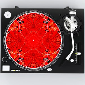 DJ Slipmat, Turntable Slipmat, Felt Slipmat, Glazed Bottom, Felt Slipmat, DJ, Record player pad, DJ Mat, Record Player Mat, Vinyl Slipmat