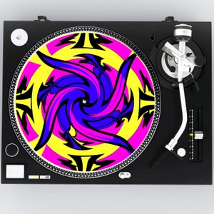 DJ Slipmats, 12&quot; LP Mat, Turntable Slipmat, Record Player Mat, Vinyl Player Mat, Music Lover Gift Idea, Audiophile Gift, 12&quot; Slipmat