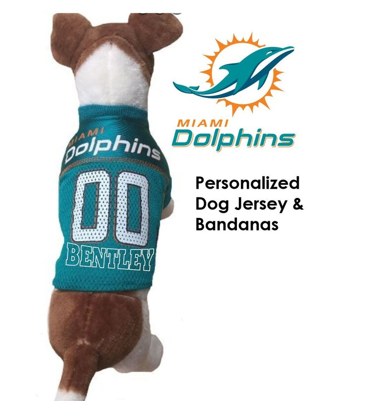dolphins dog jersey