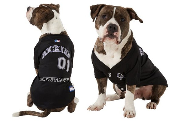 colorado rockies dog jersey