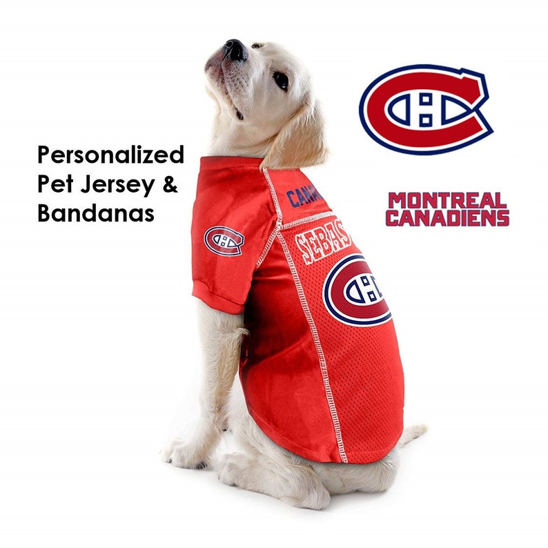 montreal canadiens pet jersey