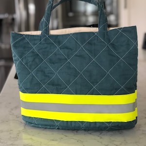firefighter turnout gear handbags-repurposed bunker gear purse-firefighter wife shoulder bag-gift for her
