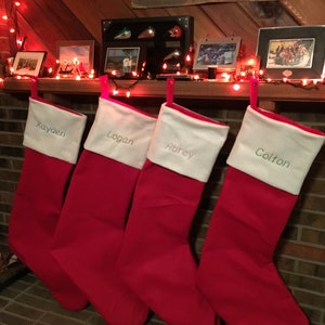 Felt Jumbo over sized  Christmas Stocking-Extra Large Personalized Stocking