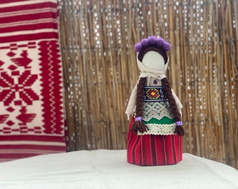 Motanka Handmade doll 10 inch Ukrainian doll Ethnic doll Vintage doll Slavic doll Makosh Ukrainian doll Housewarming gift Folk doll 10"