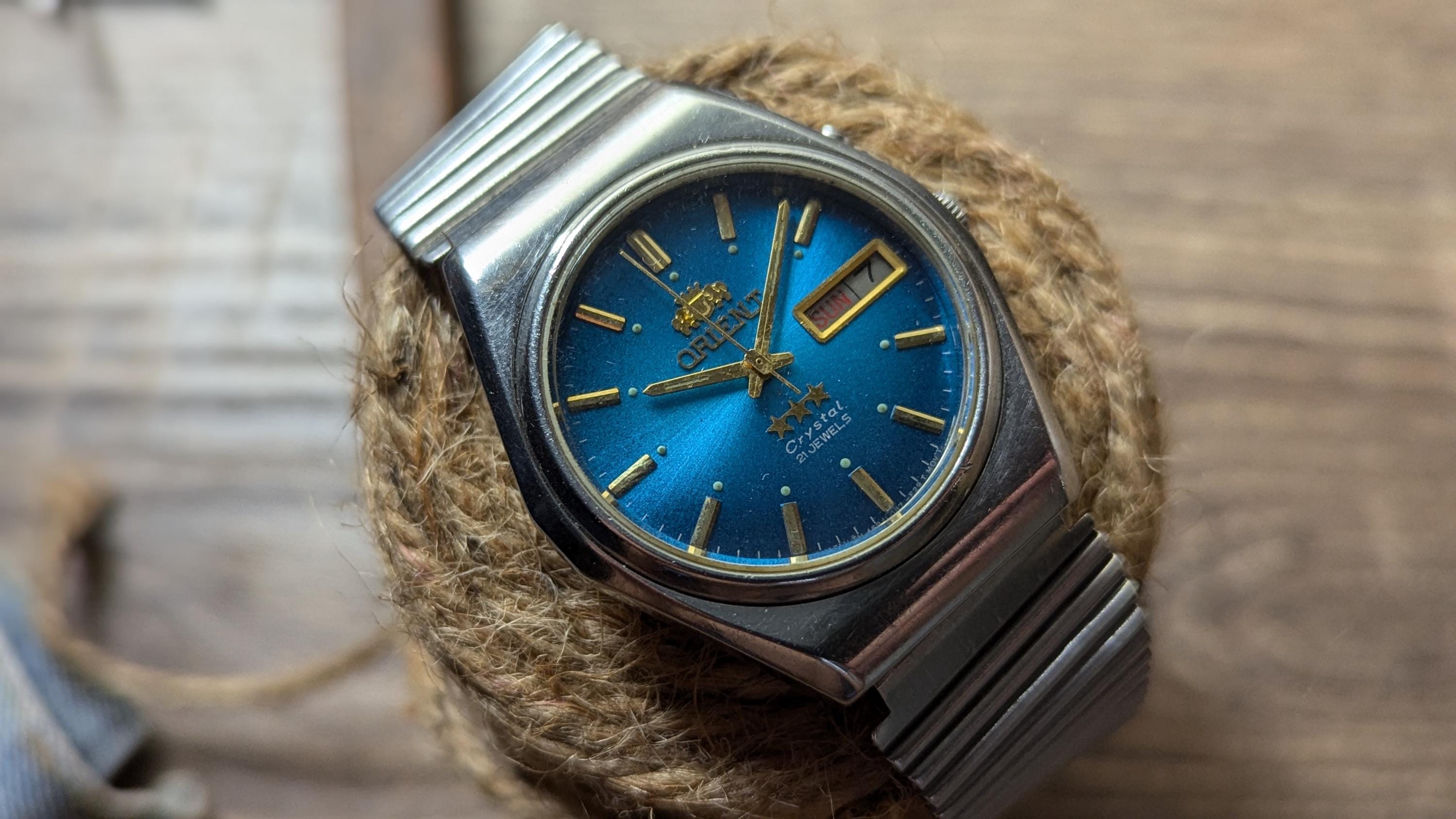 RARE! Orient Ky 469lob-71ca Self-winding, Mens Watch Vintage