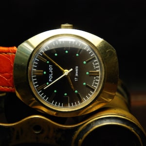 Vintage mechanical watch &quot;Poljot&quot;, 1980s. Watch for men, vintage mens watch, mens wristwatch, watch men,