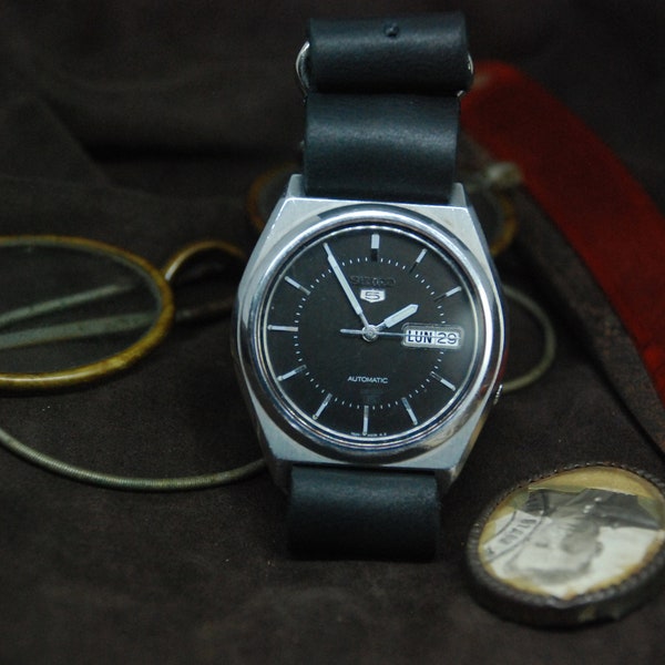 Uhr Seiko 5 Automatik KY 7S62-8760 F JAPAN VINTAGE Japanuhr, Originaluhr, Geschenk für ihn. 17 Juwelen