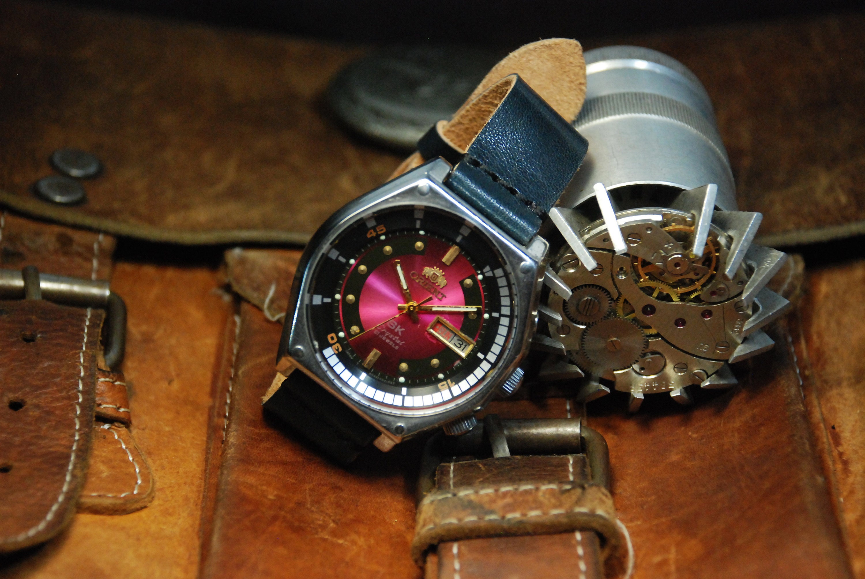 希少！オリエント 自動巻き「SK」メンズ腕時計 ヴィンテージ 機械式 21