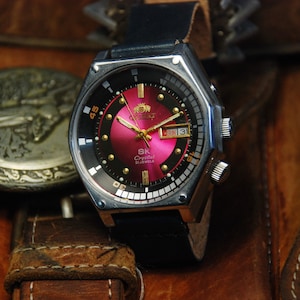 RARE! Orient self-winding "SK" Mens watch Vintage mechanical 21jewels gift for him 100% original