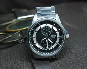 Buy RARE casio Beside 5086 Bem 304 Battery Mens Watch Vintage
