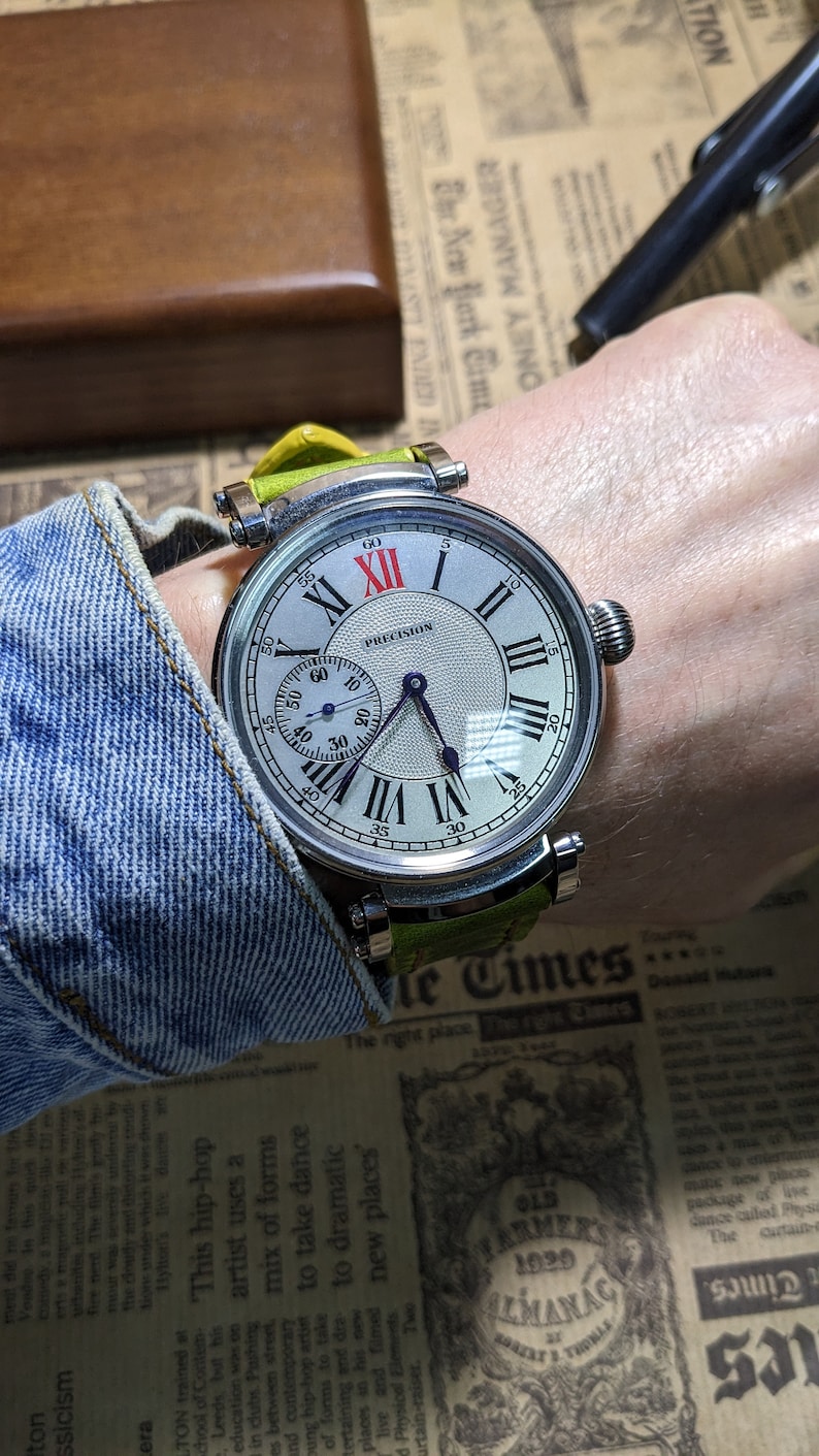 Exclusive version Big Marriage. limited edition "Precision" watch Working open case gift for him image 3