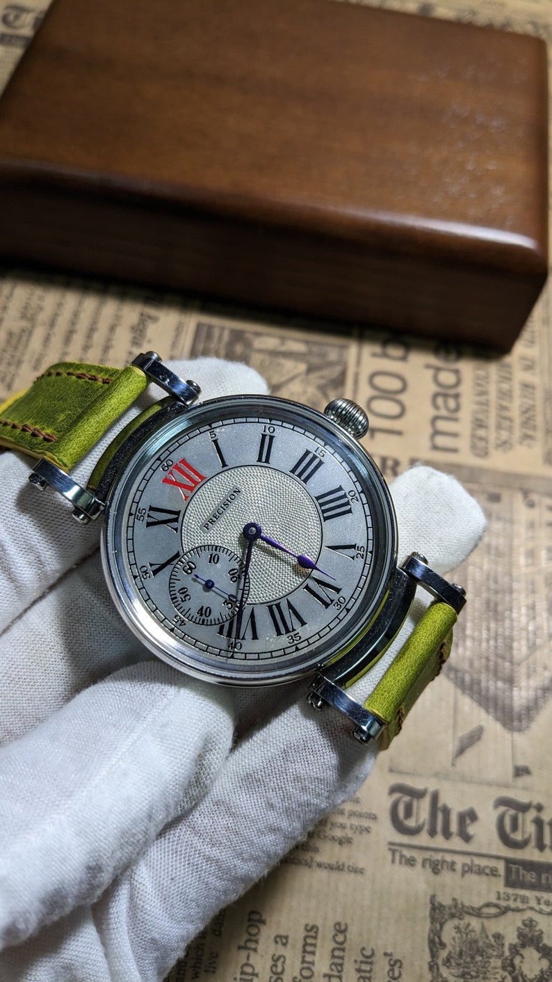Exclusive version Big Marriage. limited edition "Precision" watch Working open case gift for him image 1