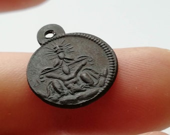 rare old religious medallion