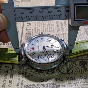 Exclusive version Big Marriage. limited edition "Precision" watch Working open case gift for him image 10