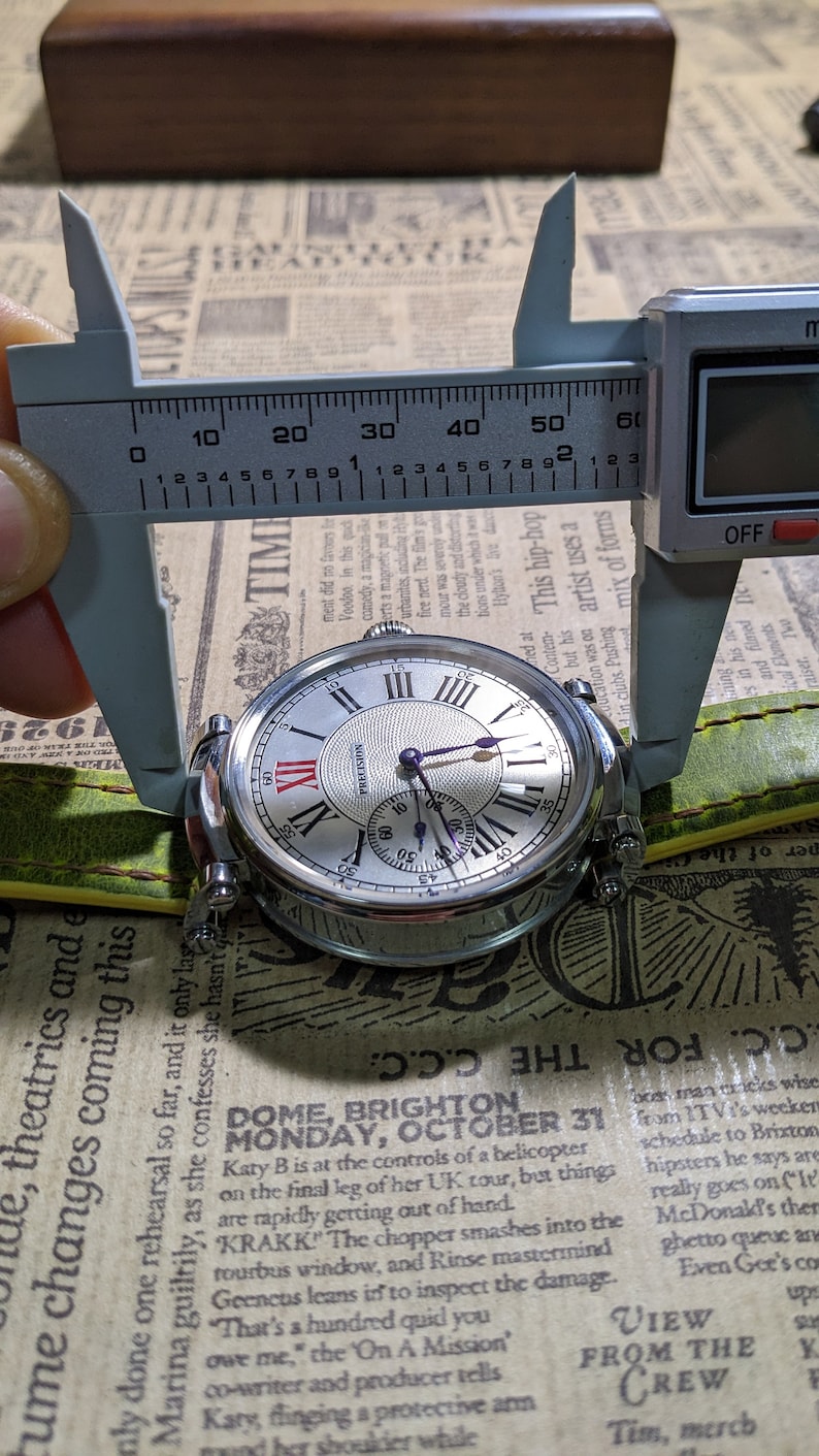 Exclusive version Big Marriage. limited edition "Precision" watch Working open case gift for him image 10