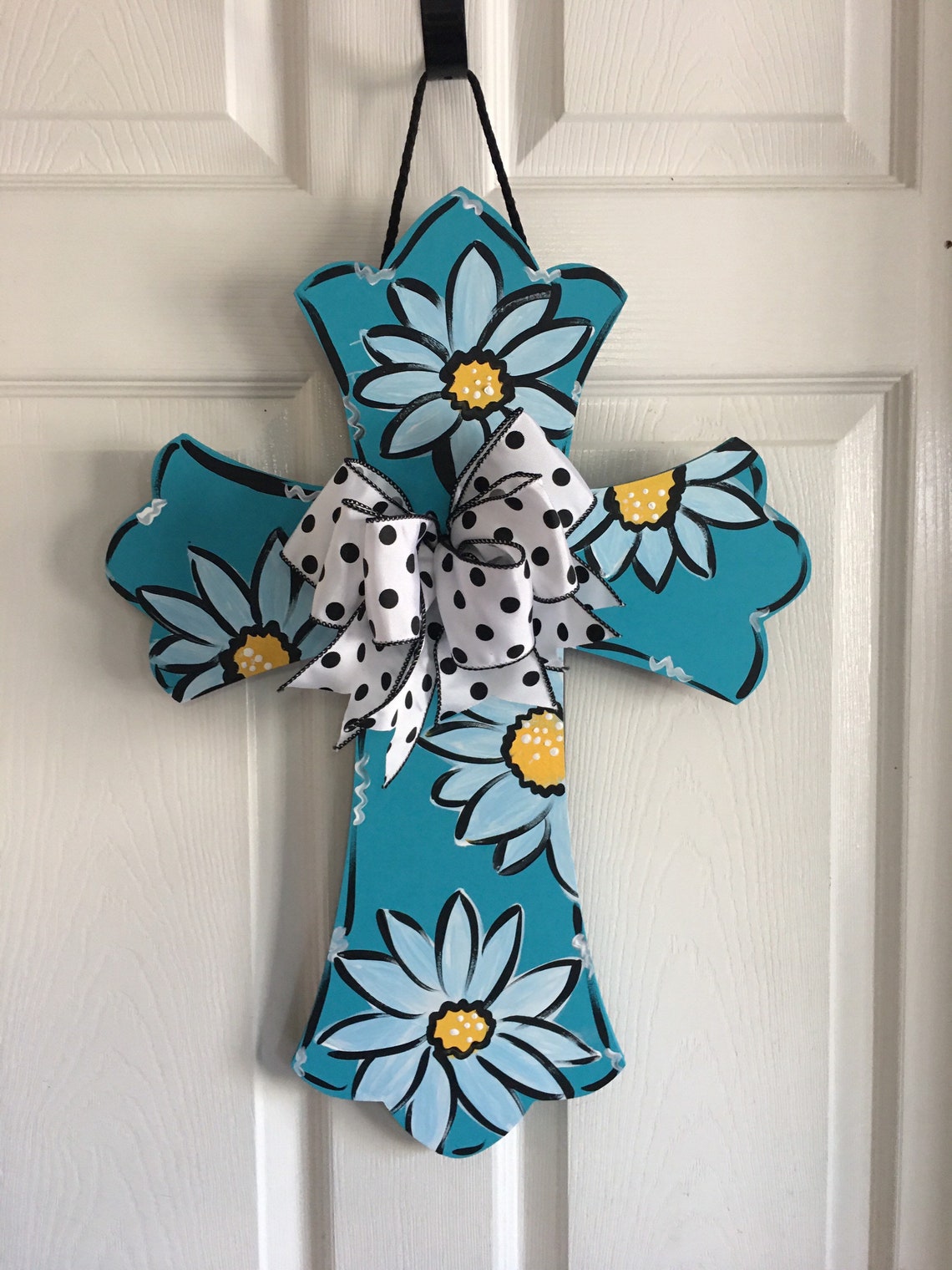 Cross Door Hanger Easter Decorations Biblical Door Hanger Etsy