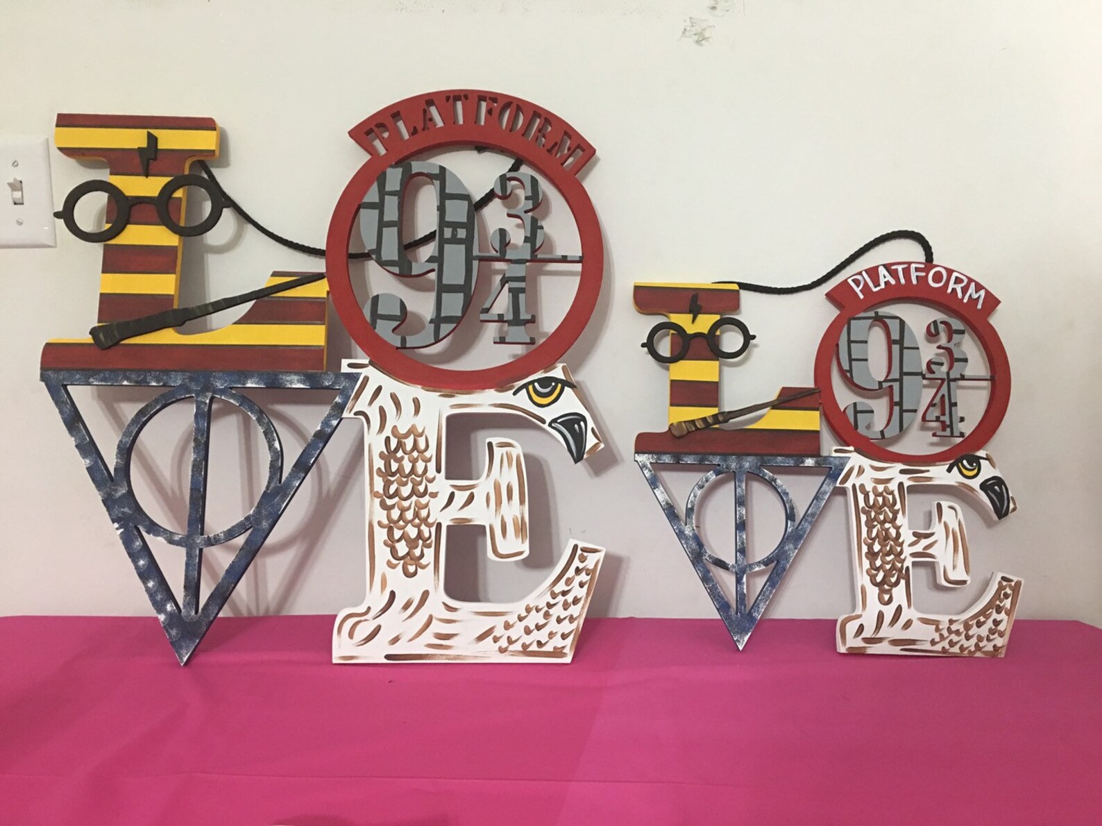 Harry Potter Inspired Door Hanger Harry Potter Wall Art | Etsy
