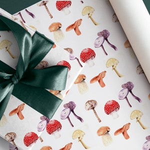 Papier cadeau champignon champignon britannique