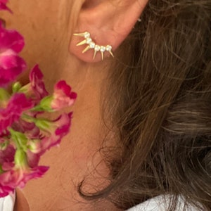 Gold ear cuff , hoop ear cuff, silver ear cuff, chunky gold ear cuff,ear cuff trio,cartilage cuff earrings,silver ear cuff