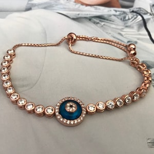 silver evil eye tennis bracelet,rose gold evil eye  bracelet,tennis bracelets,evileye,evil eye silver bracelet,