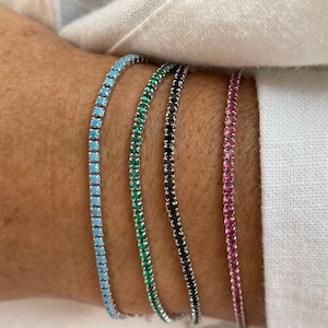 Turquoise tennis bracelet,turquoise bracelet,tennis bracelet,silver tennis bracelet,gold tennis bracelet,dainity bracelet,turquoise jewelry