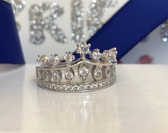 Silver queen crown ring,crown ring,silver crown ring,queen crown ring,tiara ring,gold crown ring,crown ring,silver crown ring,princess ring