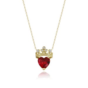 Prinzessin Tiara Krone Halskette,Krone Anhänger,Gold Krone Charme,Prinzessin Krone Halskette,Prinzessin Geschenk,königliche Halskette Charme,Krone Charme