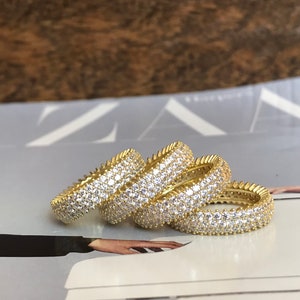 Gold Eternity ring, silver eternity ring, gold eternity band,full eternity band,diamond wedding band,stacking ring,delicate ring,band